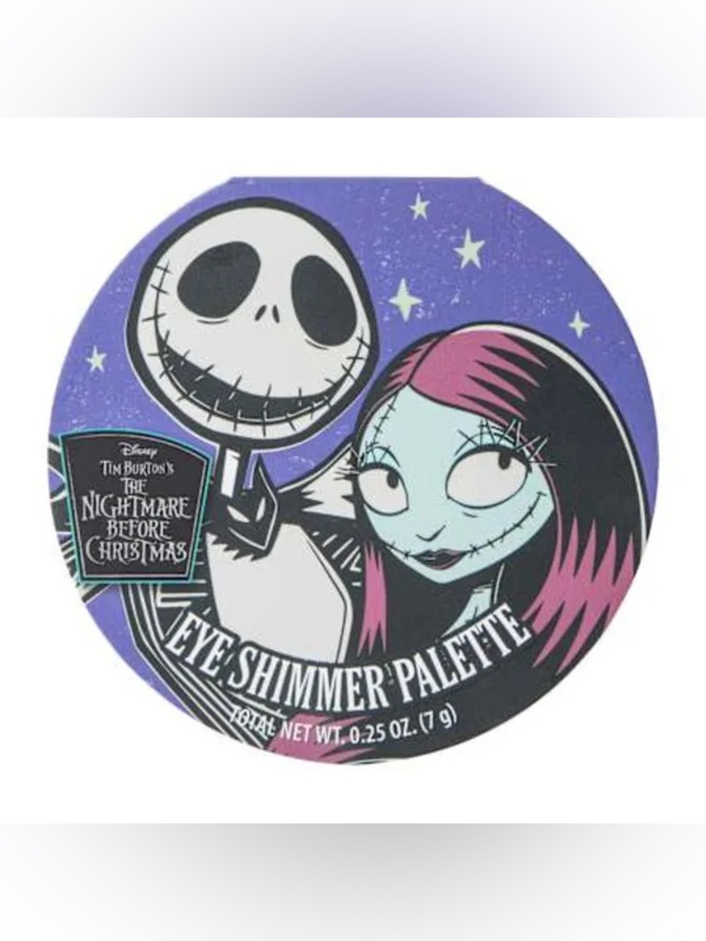 New Disney The Nightmare Before Christmas Eye Shimmer Palette - Purple & Black